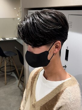 グレース(GRACE) ニュアンスパーマ×センターパート