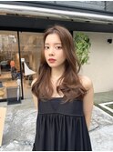レイヤー大人ガーリーチョコレート艶感レイヤーカットモード
