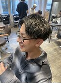 MEN'S HAIR/束間ショート/コンマヘア/ツーブロックマッシュ