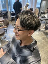 シェノン オム 梅田(CHAINON HOMME)&nbsp;MEN'S HAIR/束間ショート/コンマヘア/ツーブロックマッシュ