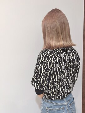 ブロッサム 保谷(Blossom) 透明感カラー★ダブルカラーブリーチミルクティーベージュ