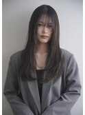 エアリーレイヤーロング小顔カット2wayバング韓国ヘア髪質改善