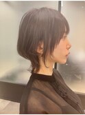 ショートウルフ　ボブウルフ ウルフカット