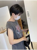 前髪長めマッシュショ-ト!