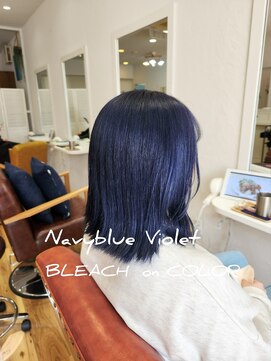 ヘアーリビングリコ 新潟笹口店(hair living Liko) ネイビーブルーで作る青み系カラーいろいろ!