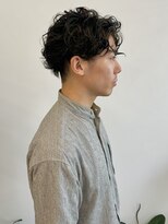 モリオ(morio)&nbsp;ツーブロック　スパイラルパーマ