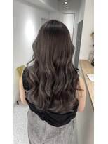 ペレ 渋谷(PELE)&nbsp;h_ デザインカラー/レイヤーカット/ウェットヘア/ベージュ