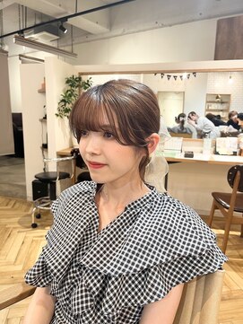 ノエル(noele) 前髪パーマ（クロスパーマ）×顔まわりカット