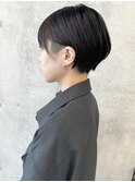 ツーブロ刈り上げショート