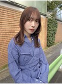 髪質改善　レイヤーカット　ミディアムスタイル　二子玉川用賀