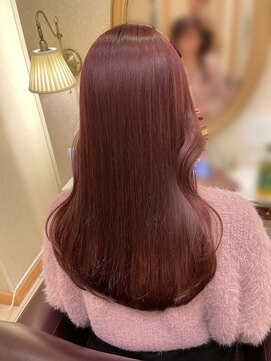 松本平太郎美容室 銀座本店 カシスピンク/30代40代50代60代