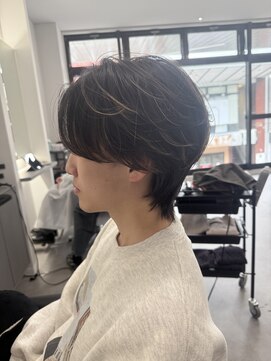 ナンバー 竪町(number+) 30代40代メンズセンターパート清潔感ビジネス好感度モテ髪