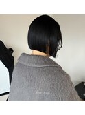 切りっぱなしボブ