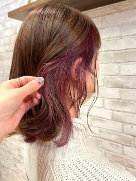 クロエ バイ ラヴィズム(CLOE by LUVISM) カット、インナーカラー