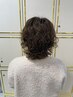 カット+髪質改善パーマ+髪質改善バイカルテTr　￥15,100