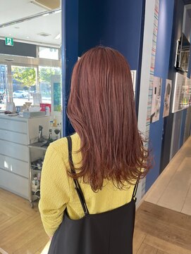 コワファースト 大分(COIFF1RST) ピンクブラウンカラー