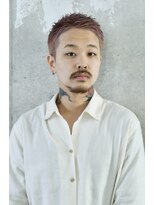 チルチェア 池袋(CHILL CHAIR)&nbsp;ピンクアッシュ無造作スパイキーショート<池袋>  <バーバー>