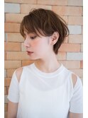 雰囲気ふわりとニュアンスパーマショート【後藤】
