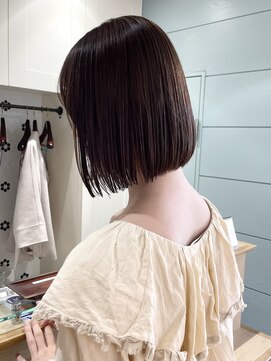 プラグ バイ ネオリーブ(plug by neolive) チェリーブラウン×髪質改善[髪質改善/縮毛矯正/韓国]K