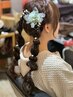 ヘアーセット 編みおろし系