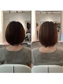 #髪質改善#縮毛矯正#酸性ストレート#ストレート#前髪