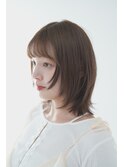 髪質改善 縮毛矯正 レイヤー 20代 30代 40代/オリーブグレー