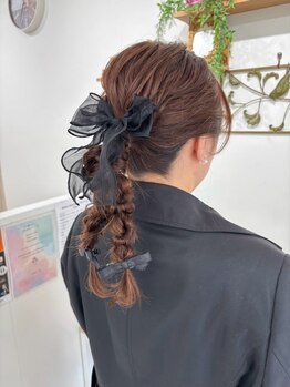 ハコ(HACO)の写真/[着付けもお任せ◎]ブライダル等特別な日はプロのセットで華やか&今っぽく♪カジュアル～お呼ばれstyleも◎