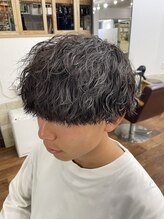 【りつきおすすめメンズスタイル】メンズマッシュ×ツイストスパイラルパーマ【横浜駅】