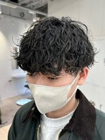 レタッチ バイ フィフス 天神大名(RETOUCH by fifth)&nbsp;天神波巻きスパイラルパーマ波巻きパーマプードルパーマ強め20代