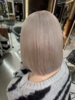 ラピス 渋谷本店(Lapis)&nbsp;ホワイトグレージュ/髪質改善/縮毛矯正/ヘアセット/ダブルカラー