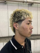 ダムディートウキョウヘアーラウンジ 上野店(DAMDEE TOKYO hair lounge)&nbsp;金髪マレット