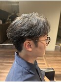 ビジネスショート フェザーパーマ