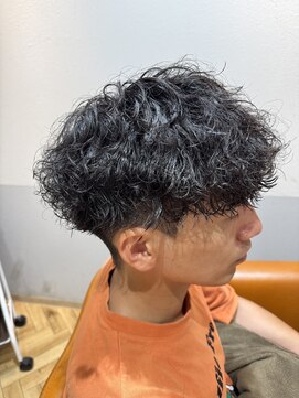 波巻きパーマ×カット