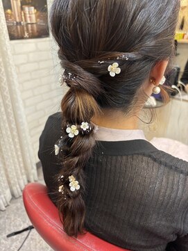 ロマンヤカタ ファース(ROMAN YAKATA fars) お呼ばれヘアセット@田島（2026/02）