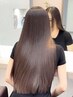 《髪質改善ストレート》カット+縮毛矯正+バイカルテTR ￥21900 【髪質改善】
