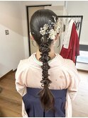 卒業式ヘアセット