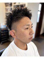 理容 うめむら&nbsp;スパイキーショート/ツイスト/メンズパーマ/メンズカット/理容