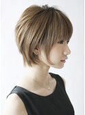 ☆お手入れ簡単!大人かわいいフォルムの綺麗なショート☆