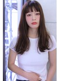 【Blanc】ラフウェーブ × カジュアル× 大人バング