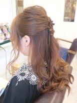 シェア(SHARE hair make works)&nbsp;【結婚式・二次会】上品なハーフアップ