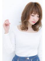 カバーヘア ブリス 川口(COVER HAIR bliss)&nbsp;抜け感演出…無造作カールの小顔ラフミディZ川口20代30代40代