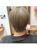 ハイライトマッシュ/ハイアンドロー/パールベージュ
