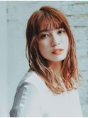 ゆるふわベージュロング