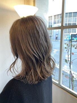ヘアーエポック(hair epoque) 大人ミディアムレイヤースタイル[堺/初芝駅/なかもず駅]