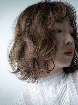 カバーヘア 上尾西口店(COVER HAIR) シースルーバングくせ毛風小顔大人ボブ201v上尾10代20代30代