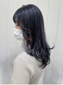 ブルーブラック_セクションカラーペールベージュ_ba321272