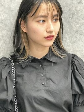 オマ(Oma) 外ハネボブ/セクションカラー/ペールベージュ[溝の口/高津]