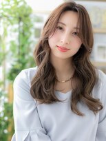 カバーヘア ブリス 北浦和(COVER HAIR bliss) センターパートグレージュ小顔くびれヘアa北浦和20代30代40代