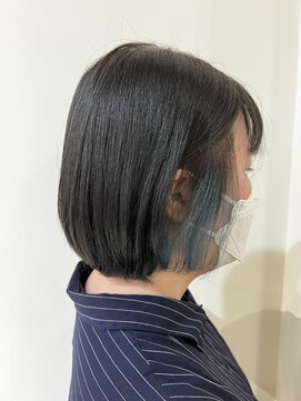 ネオリーブ ロア 鶴川店(NEOLIVE ROA) インナーグリーン♪鶴川　町田　美容室