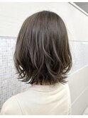 アッシュオリーブ/ぶつ切りボブ/カールボブ/似合わせカット☆